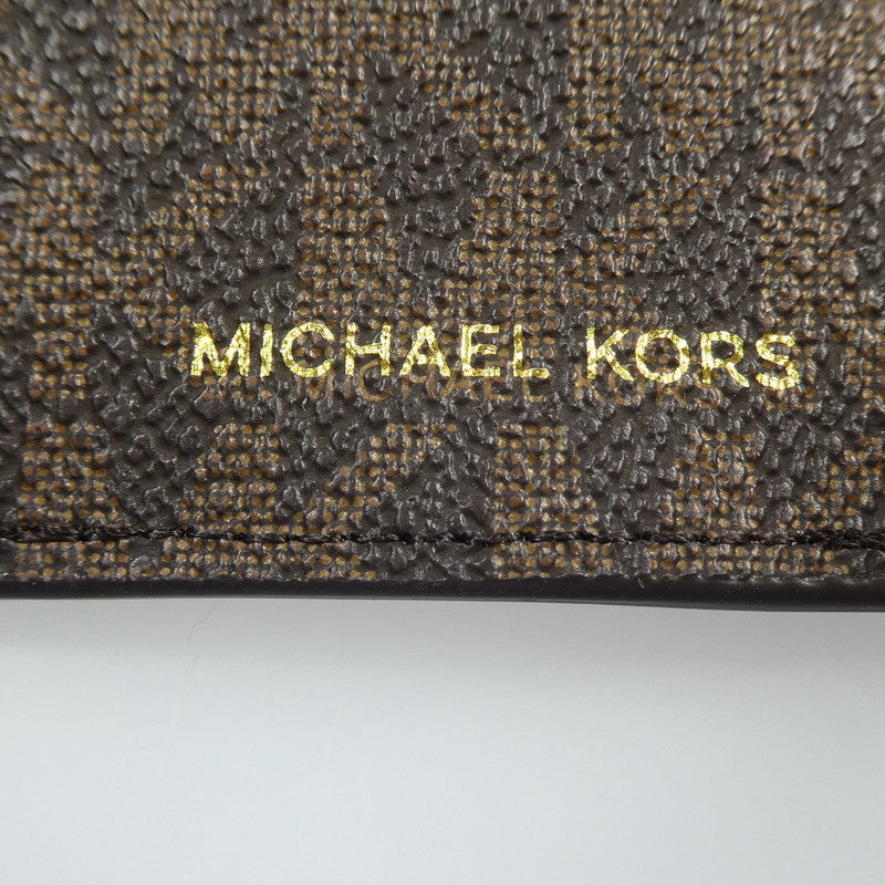 【中古】Michael Kors | マイケルコース JET SET 三つ折り財布 32T0GT9E5B ブラウン