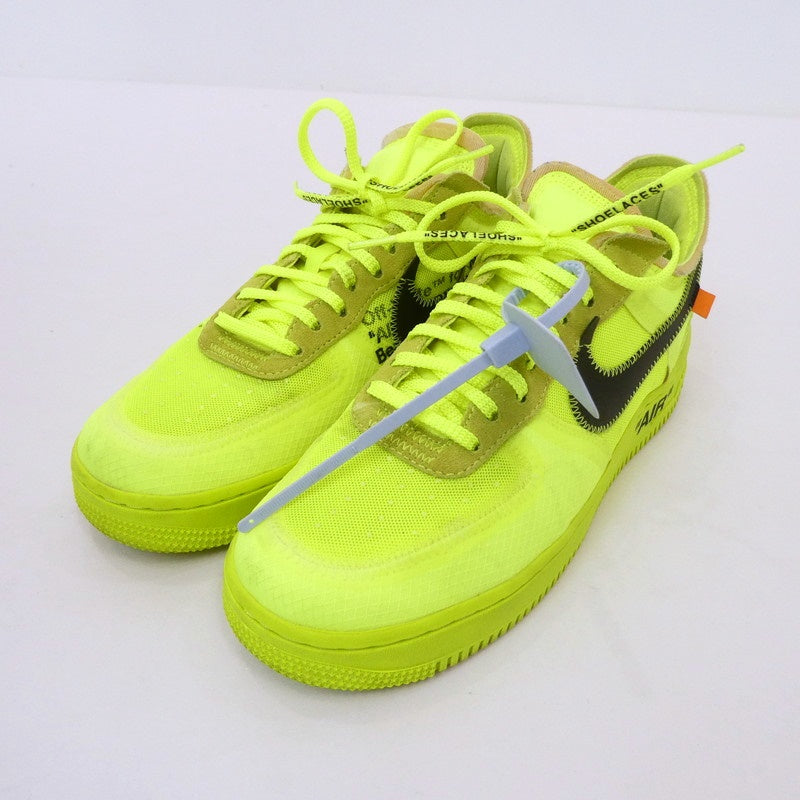 【中古】NIKE | ナイキ AIR FORCE 1 LOW "GHOSTING 3.0" スニーカー AO4606-700 27.5cm グリーン