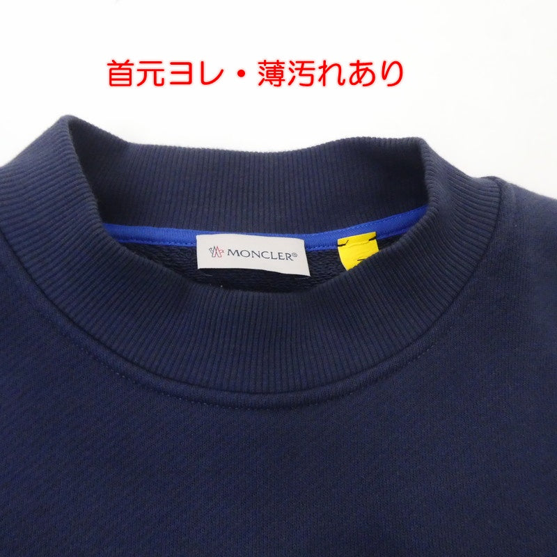 【中古】MONCLER GENIUS | モンクレールジニアス スウェット H209L8G00011 ネイビー サイズ:S