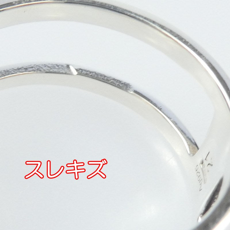 【中古】GUCCI | グッチ インターロッキングGワイドオープンバンド リング・指輪 295716