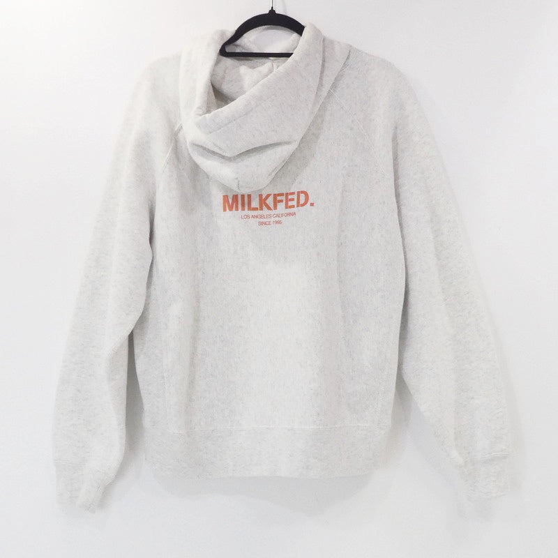 【中古】MILK FED | ミルクフェド SWEAT HOODIE パーカー 103233012021 オートミール サイズ:S