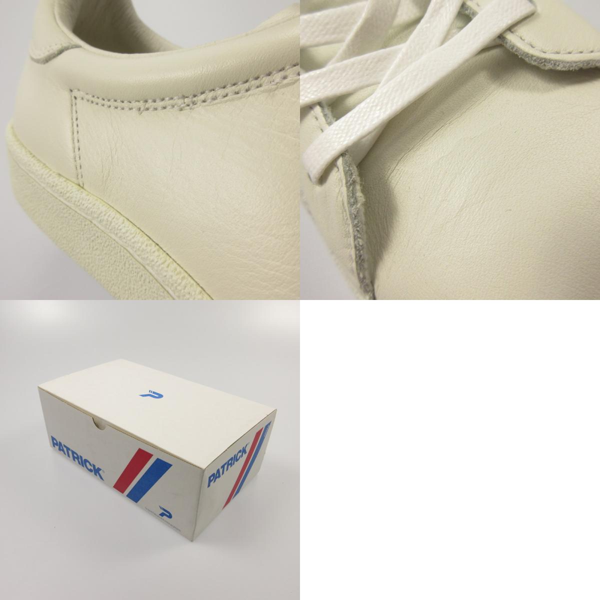 【中古】PATRICK | パトリック パンチ・ウォータープルーフ スニーカー 719580 ホワイト