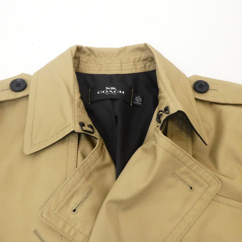 【中古】COACH | コーチ トレンチコート F33778 ベージュ サイズ:XS