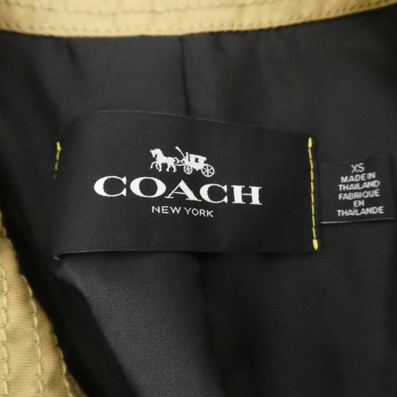 【中古】COACH | コーチ トレンチコート F33778 ベージュ サイズ:XS