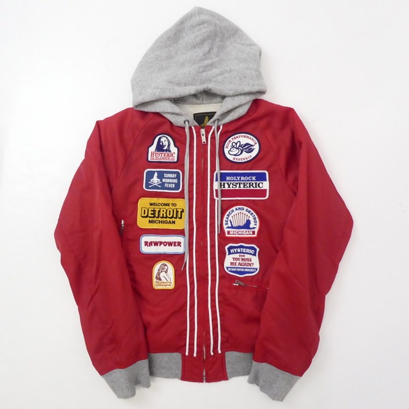 【中古】HYSTERIC GLAMOUR | ヒステリックグラマー ナイロンジャケット 0103AB02 レッド