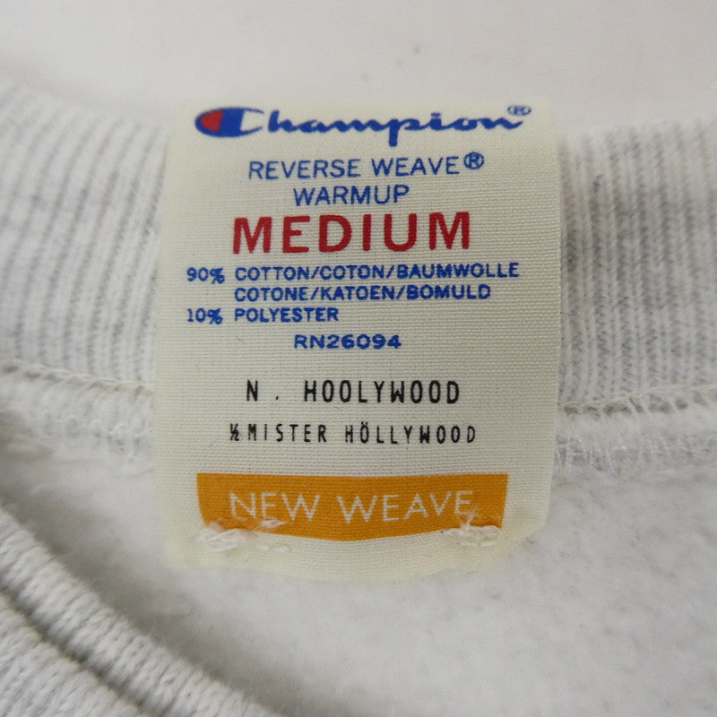【中古】N.HOOLYWOOD | エヌハリウッド REVERSE WEAVE スウェット C8-Y017 グレー サイズ:M