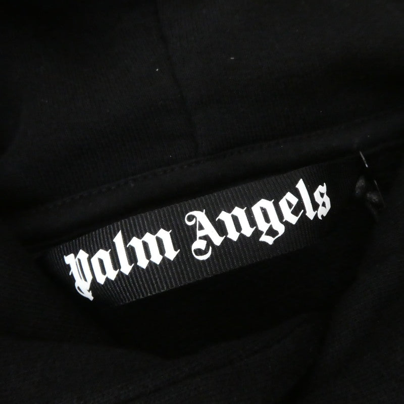 【中古】Palm Angels | パームエンジェルス STAR SPRAYED HOODIE パーカー PMBB058C99FLE007 ブラック サイズ:S