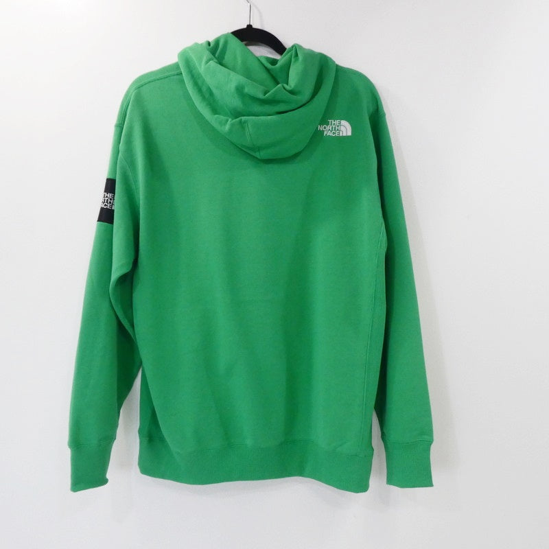 【中古】THE NORTH FACE | ザ・ノースフェイス Square Logo Hoodie パーカー NT12333 グリーン サイズ:L