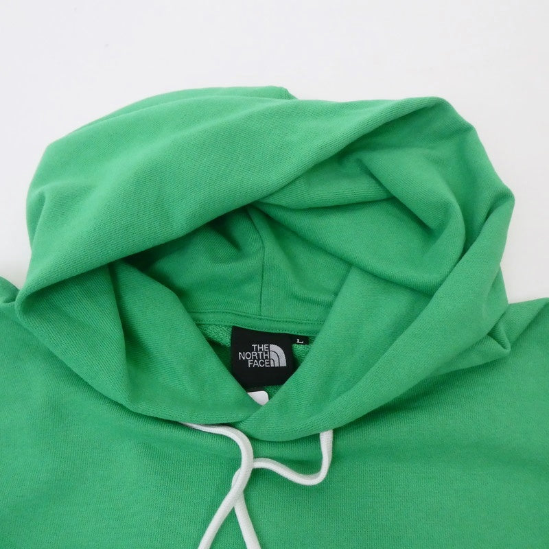 【中古】THE NORTH FACE | ザ・ノースフェイス Square Logo Hoodie パーカー NT12333 グリーン サイズ:L