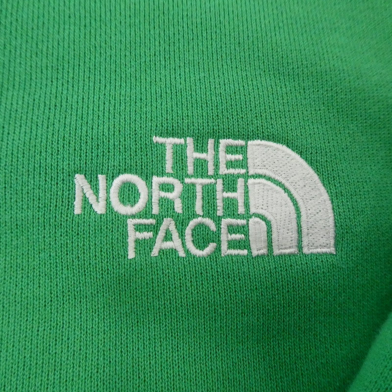 【中古】THE NORTH FACE | ザ・ノースフェイス Square Logo Hoodie パーカー NT12333 グリーン サイズ:L