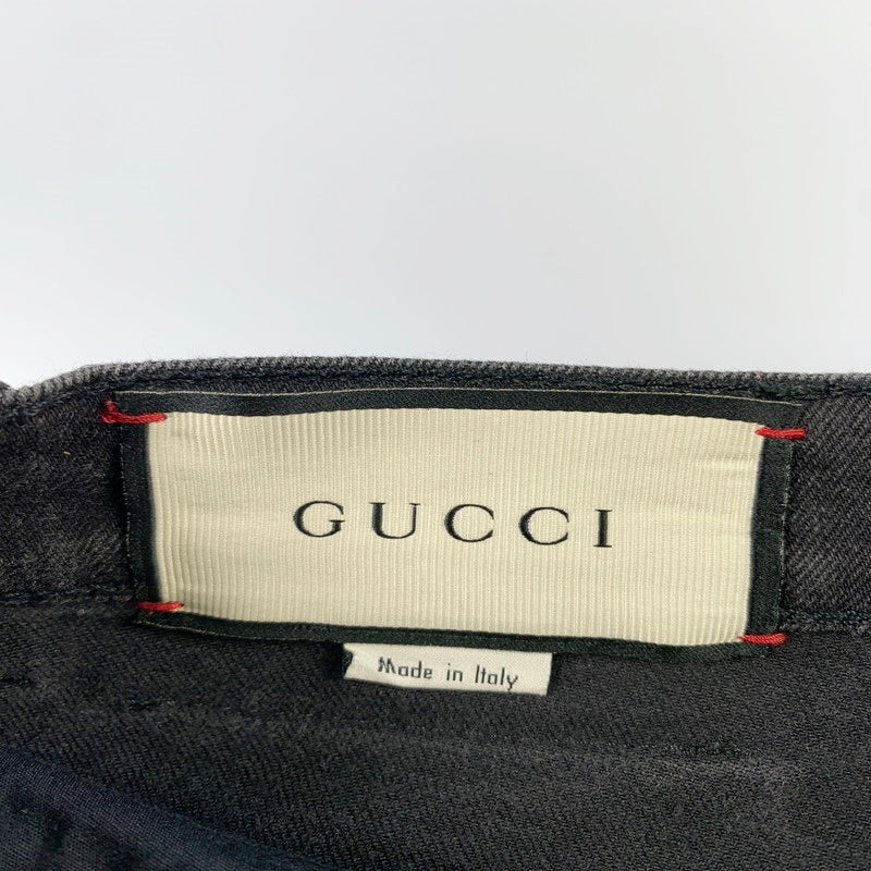 【中古】GUCCI | グッチ デニムパンツ 543712 XDAHN ブラック