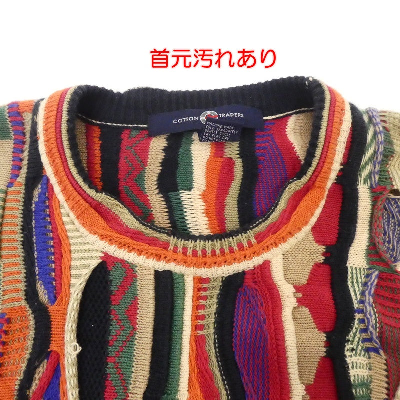 【中古】 3D編み込みニット ニット サイズ:XL