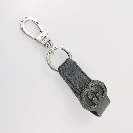 【中古】GUCCI | グッチ カットアウトインターロッキングGキーチェーン キーリング 701432