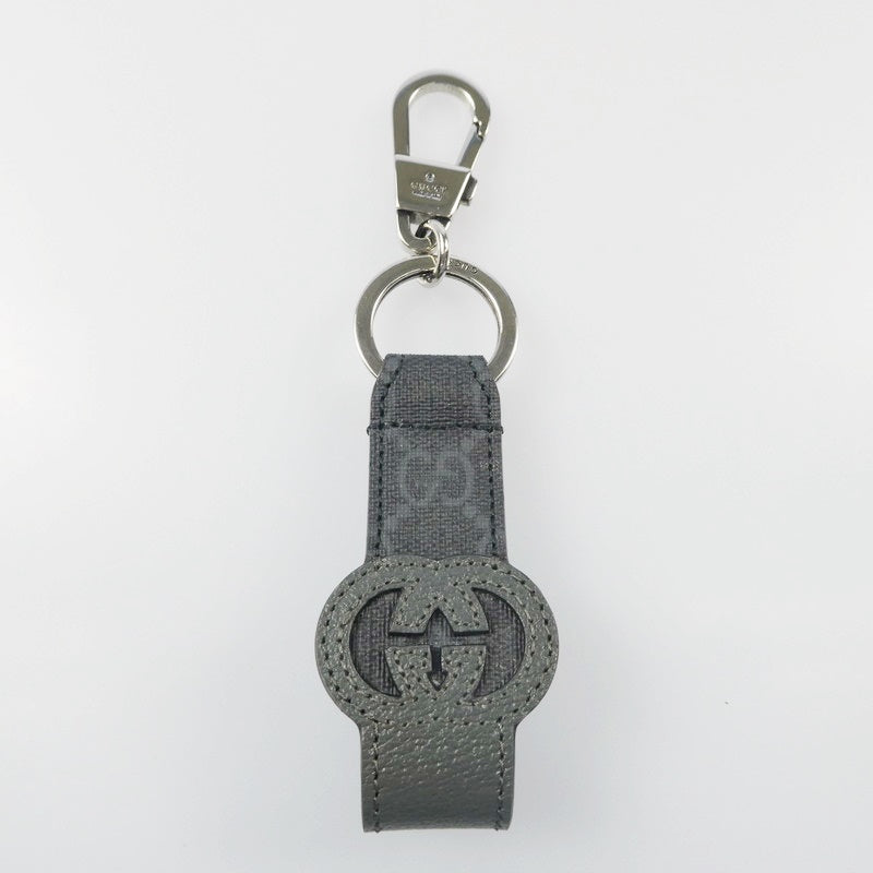 【中古】GUCCI | グッチ カットアウトインターロッキングGキーチェーン キーリング 701432