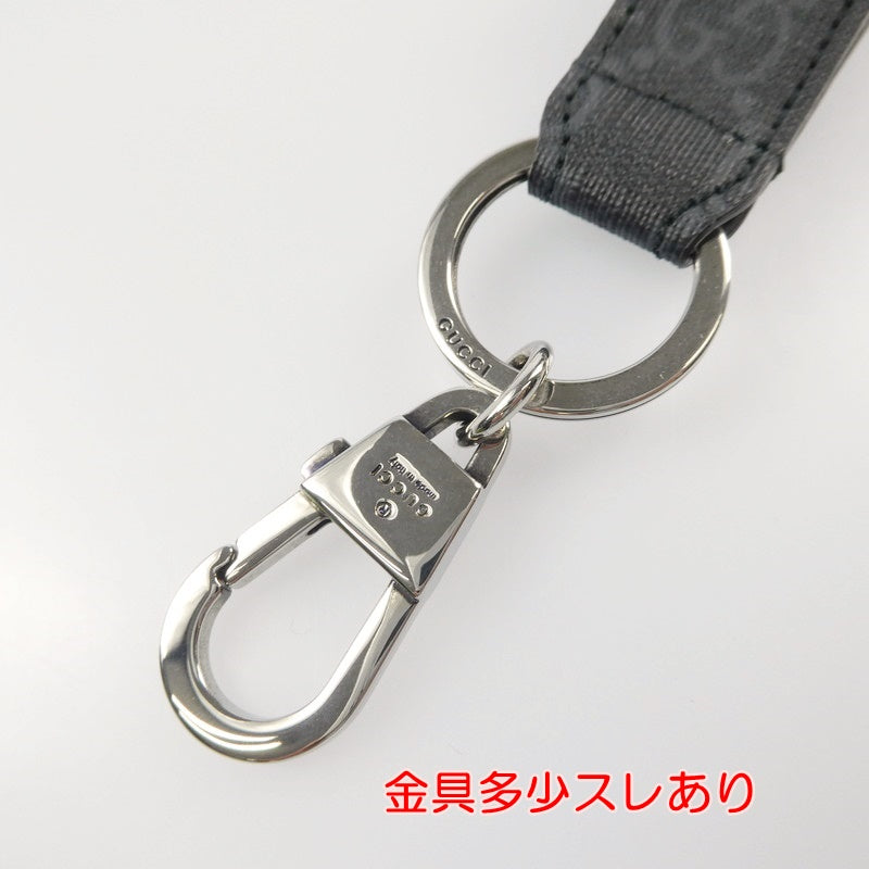【中古】GUCCI | グッチ カットアウトインターロッキングGキーチェーン キーリング 701432