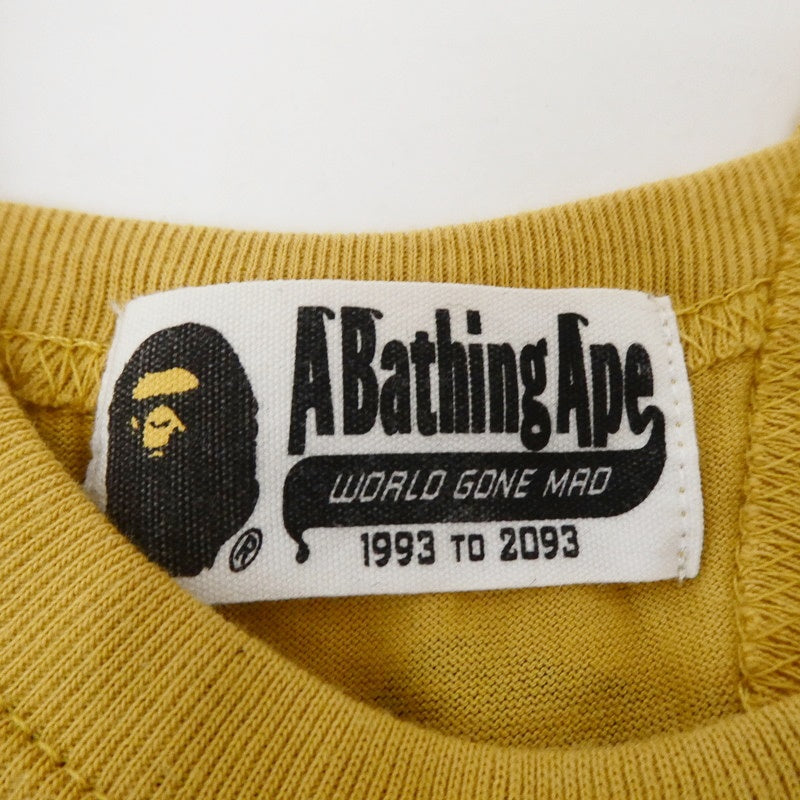 【中古】A BATHING APE | アベイシングエイプ OFF SHOULDER CREWNECK スウェット 001SWG302504X ブラック