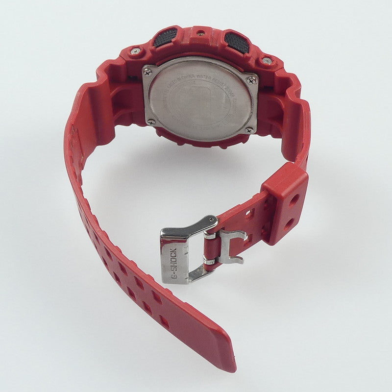 【中古】G-SHOCK | ジーショック Crazy Colors 腕時計 GA-110FC-1A レッド