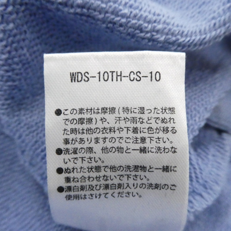 【中古】WIND AND SEA | ウィンダンシーウインダンシー BE YOUTH TOWN CREW NECK スウェット WDS-10TH-CS-10 ライトブルー サイズ:M