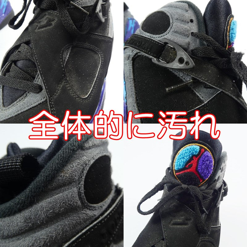 【中古】NIKE | ナイキ AIR JORDAN 8 RETRO スニーカー 305381-025 27.5cm ブラック