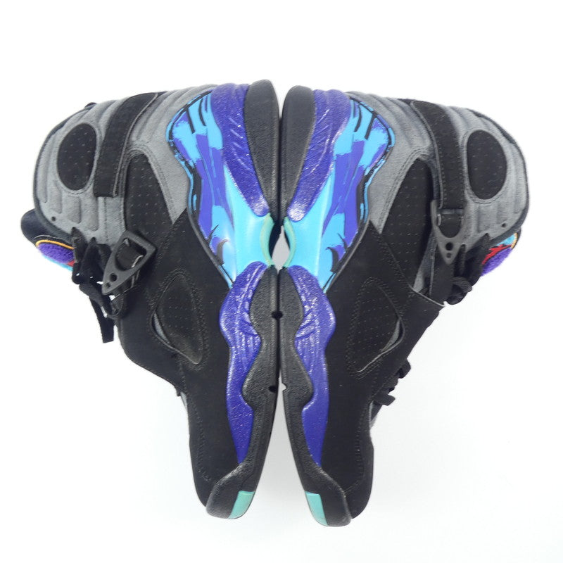 【中古】NIKE | ナイキ AIR JORDAN 8 RETRO スニーカー 305381-025 27.5cm ブラック