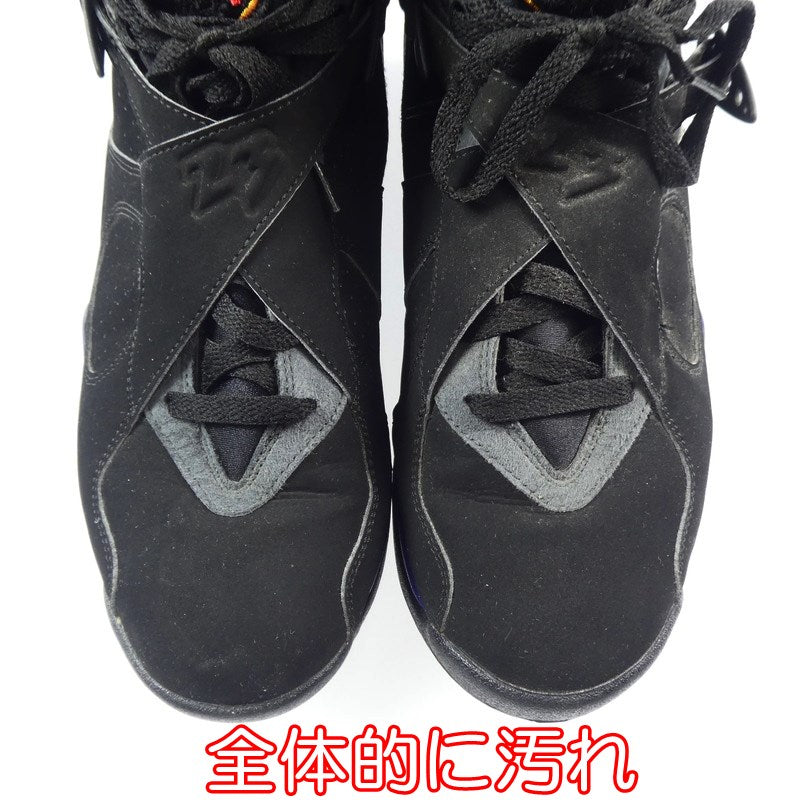 【中古】NIKE | ナイキ AIR JORDAN 8 RETRO スニーカー 305381-025 27.5cm ブラック