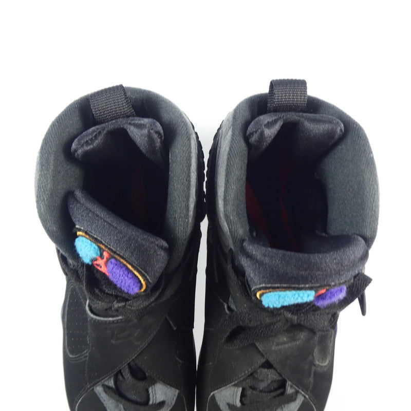 【中古】NIKE | ナイキ AIR JORDAN 8 RETRO スニーカー 305381-025 27.5cm ブラック