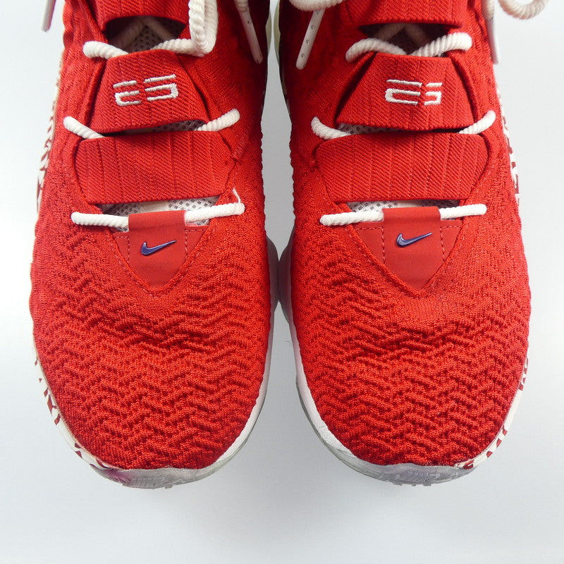 【中古】NIKE | ナイキ LEBRON XVⅡ "GRAFFITI" スニーカー CT6047-600 27.5cm レッド