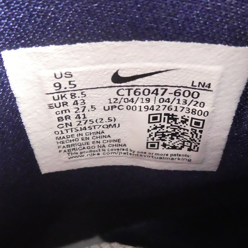 【中古】NIKE | ナイキ LEBRON XVⅡ "GRAFFITI" スニーカー CT6047-600 27.5cm レッド