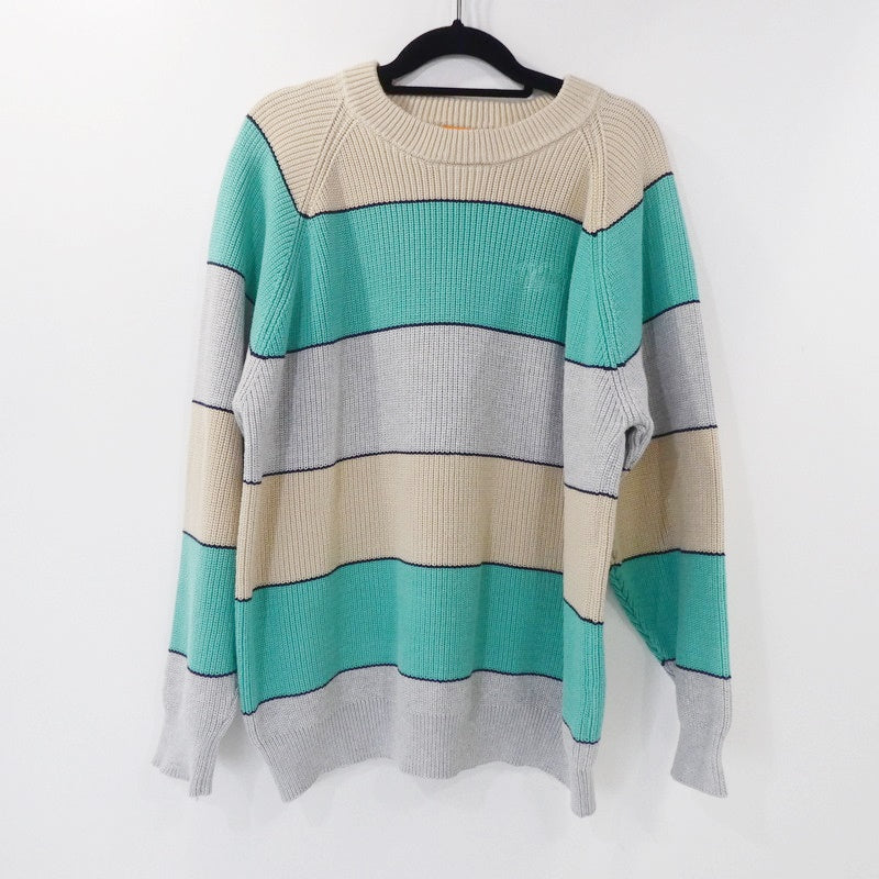 【中古】KEBOZ | ケボズ BORDER KNIT SWEATER ニット サイズ:L