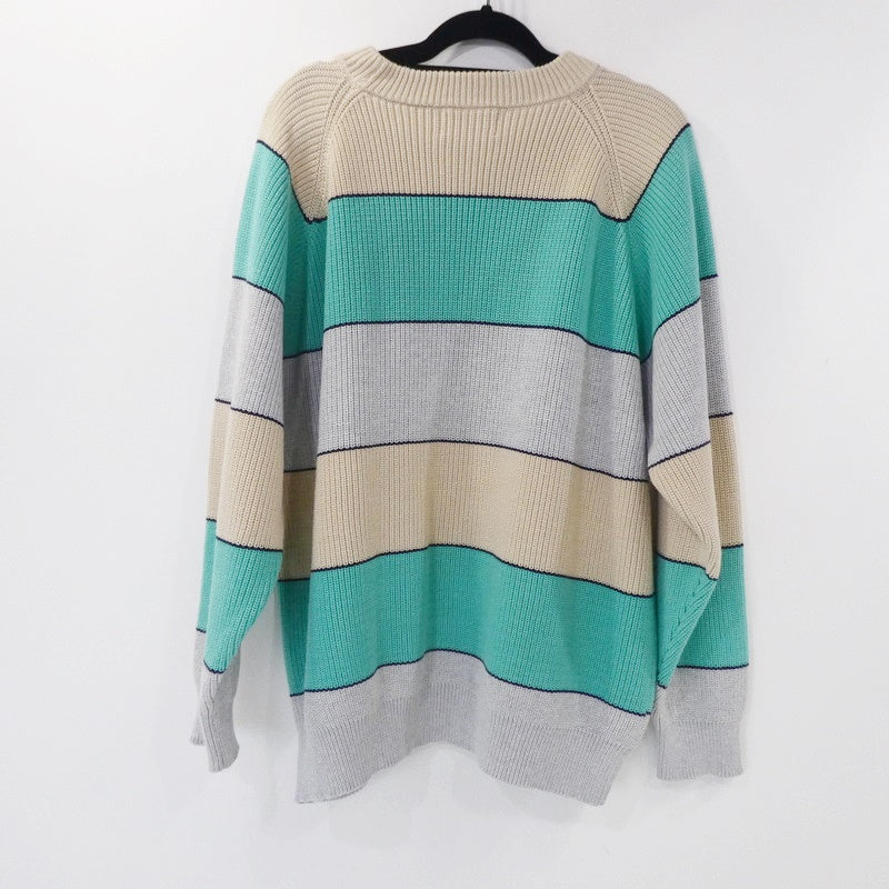 【中古】KEBOZ | ケボズ BORDER KNIT SWEATER ニット サイズ:L