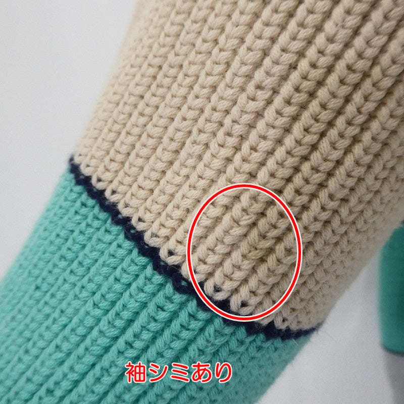【中古】KEBOZ | ケボズ BORDER KNIT SWEATER ニット サイズ:L