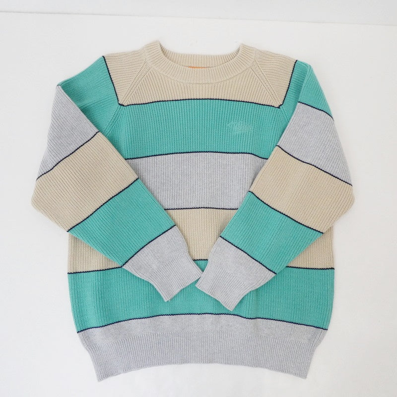 【中古】KEBOZ | ケボズ BORDER KNIT SWEATER ニット サイズ:L