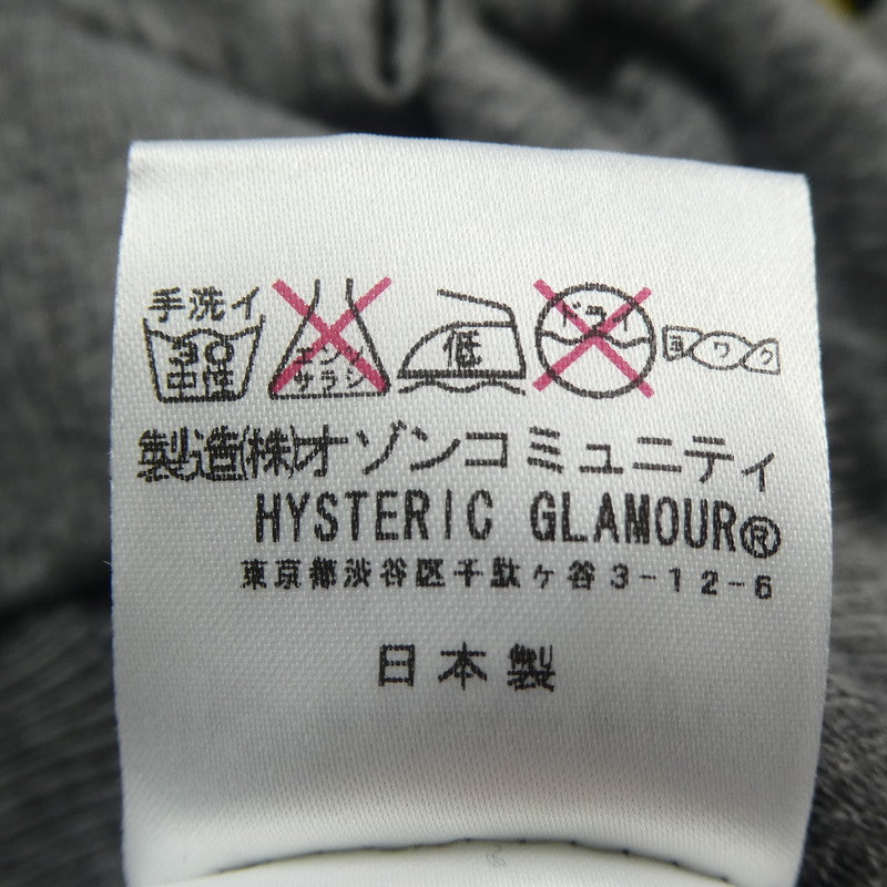 【中古】HYSTERIC GLAMOUR | ヒステリックグラマー パーカー 0293CF01 グレー サイズ:S