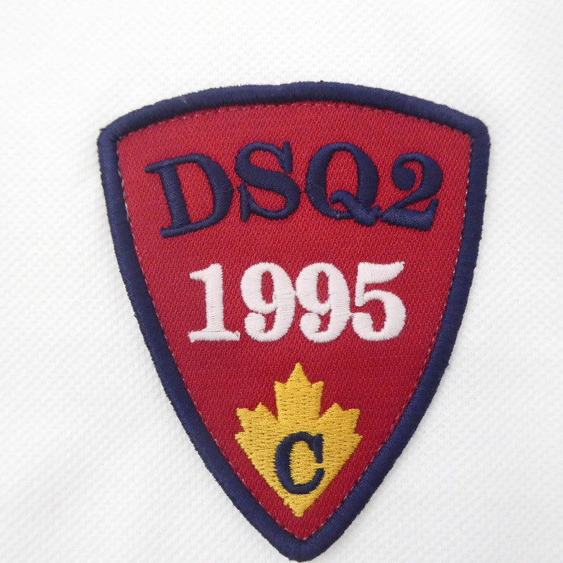 【中古】DSQUARED2 | ディースクエアード ポロシャツ S74G10038 ホワイト サイズ:M