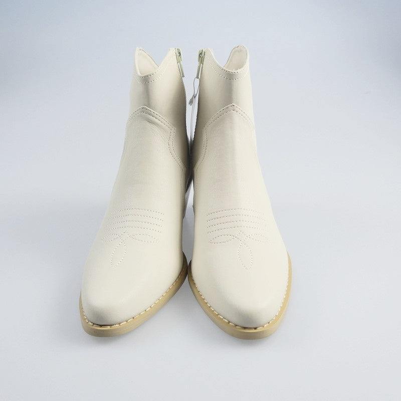 【中古】Lily Brown | リリーブラウン ウエスタンショートブーツ ブーツ LWGS241336 M アイボリー サイズ:M