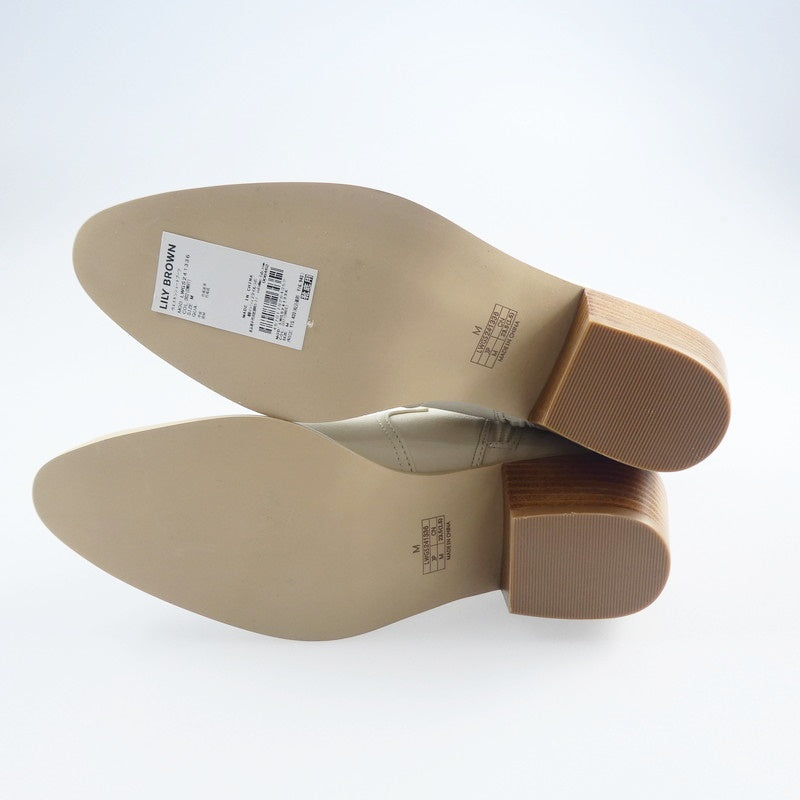 【中古】Lily Brown | リリーブラウン ウエスタンショートブーツ ブーツ LWGS241336 M アイボリー サイズ:M