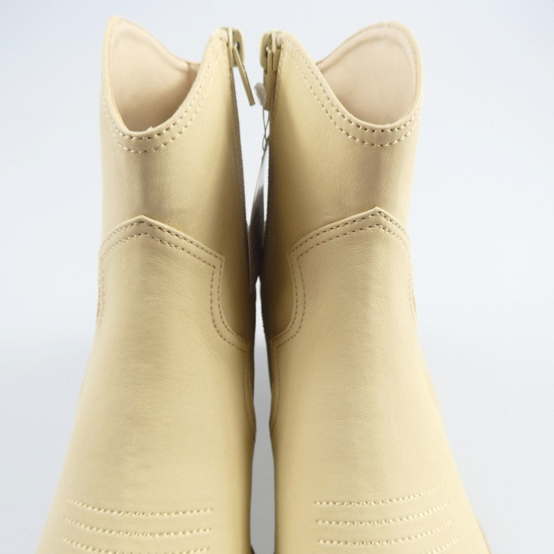 【中古】Lily Brown | リリーブラウン ウエスタンショートブーツ ブーツ LWGS241336 M ベージュ サイズ:M