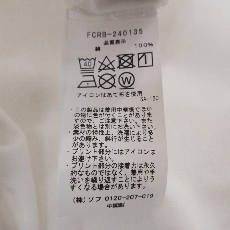 FCRB | エフシーアールビー DRAGON TEAM S/S TEE 半袖Tシャツ FCRB-240135 ホワイト サイズ:L