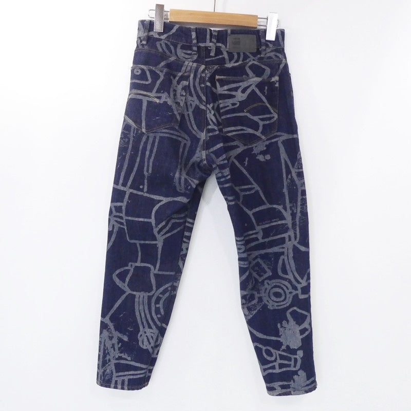 【中古】G-STAR | ジースター JANEH ULTRA HIGH MOM ANKLE JEANS デニムパンツ D16083 C472 インディゴ
