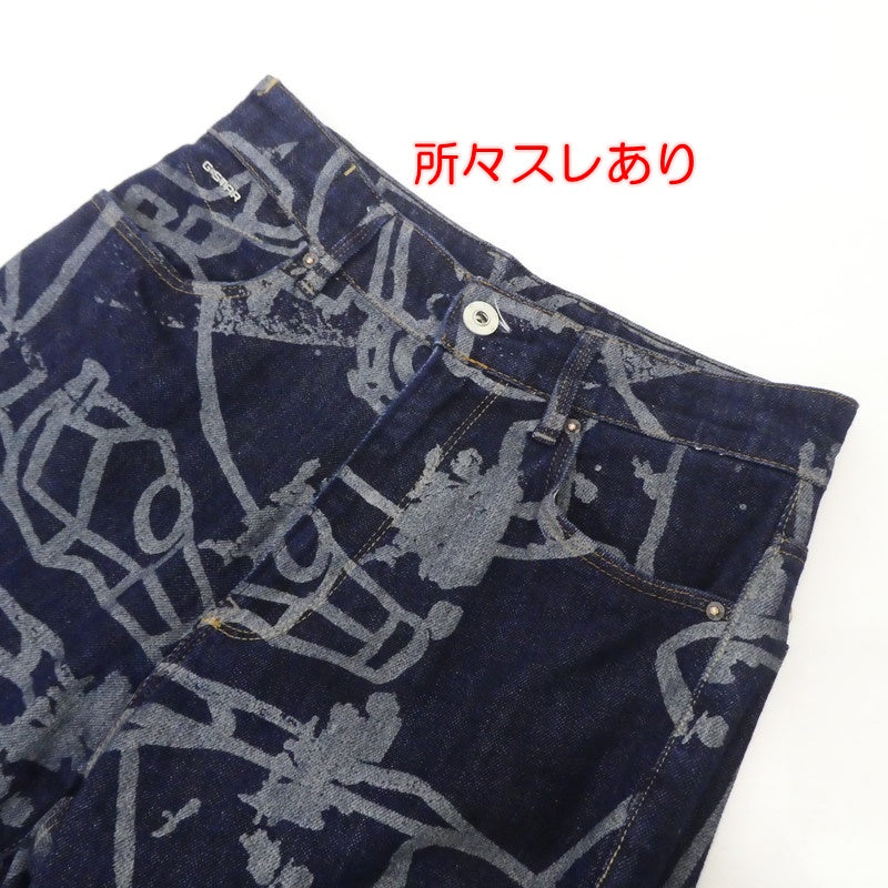 【中古】G-STAR | ジースター JANEH ULTRA HIGH MOM ANKLE JEANS デニムパンツ D16083 C472 インディゴ