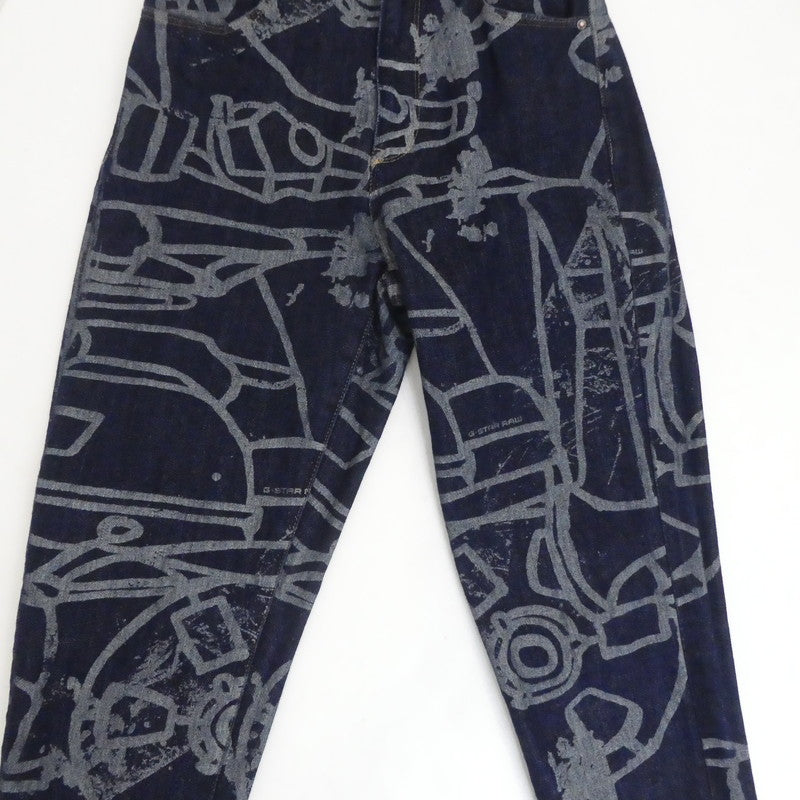 【中古】G-STAR | ジースター JANEH ULTRA HIGH MOM ANKLE JEANS デニムパンツ D16083 C472 インディゴ