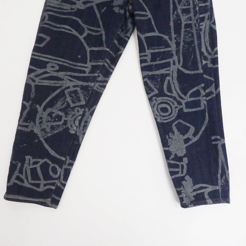 【中古】G-STAR | ジースター JANEH ULTRA HIGH MOM ANKLE JEANS デニムパンツ D16083 C472 インディゴ