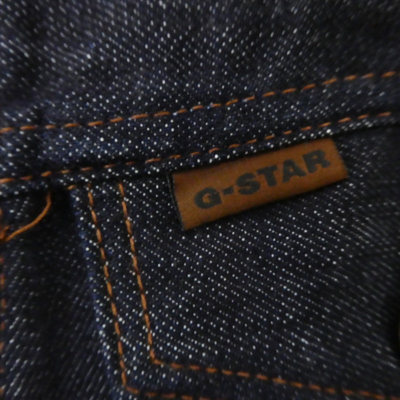【中古】G-STAR | ジースター 3301 DECONSTRUCTED 3D SLIM JACKET デニム D02027 インディゴ サイズ:XXS