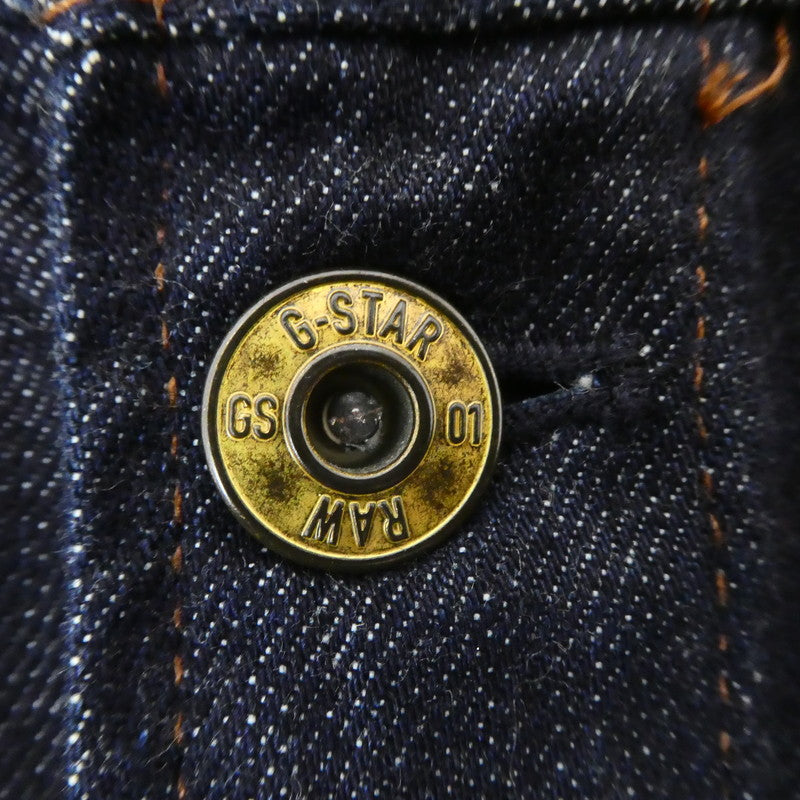 【中古】G-STAR | ジースター 3301 DECONSTRUCTED 3D SLIM JACKET デニム D02027 インディゴ サイズ:XXS