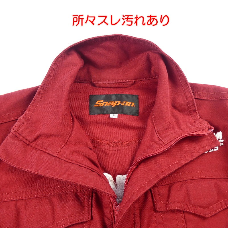 【中古】Snap on | スナップオン ツナギ レッド