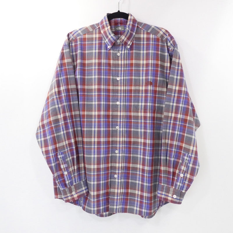 【中古】THE NORTH FACE | ザ・ノースフェイス L/S MADRAS SHIRT 長袖シャツ NR12431 サイズ:M