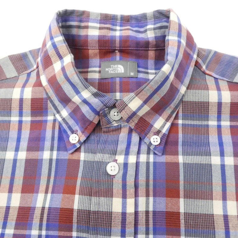 【中古】THE NORTH FACE | ザ・ノースフェイス L/S MADRAS SHIRT 長袖シャツ NR12431 サイズ:M