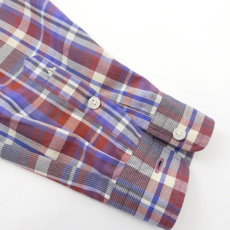 【中古】THE NORTH FACE | ザ・ノースフェイス L/S MADRAS SHIRT 長袖シャツ NR12431 サイズ:M