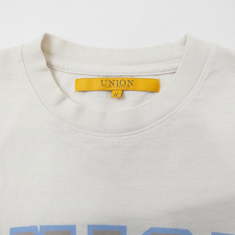 【中古】UNION | ユニオン STEPPERS SS TEE 半袖Tシャツ アイボリー サイズ:2