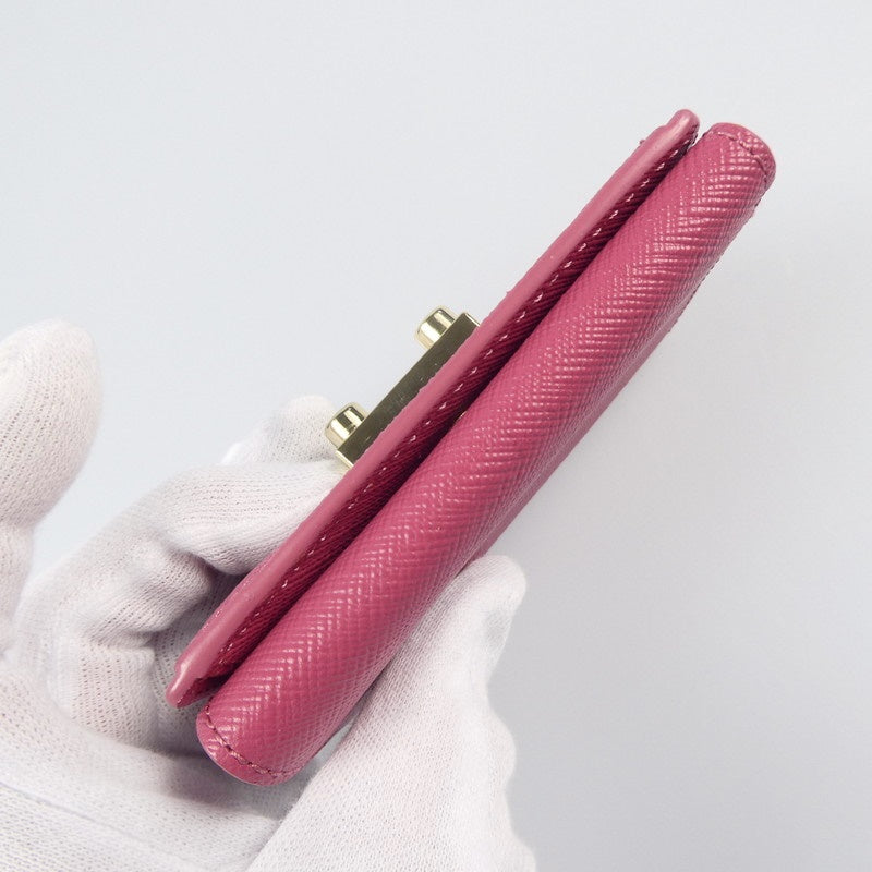 【中古】agnes b. | アニエスベー aurore 長財布 NW03-03 ピンク